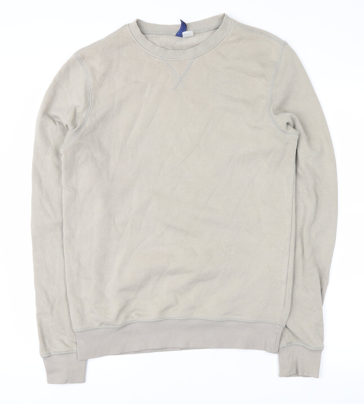 H&M Womens Beige   Pullover Sweatshirt Size XS