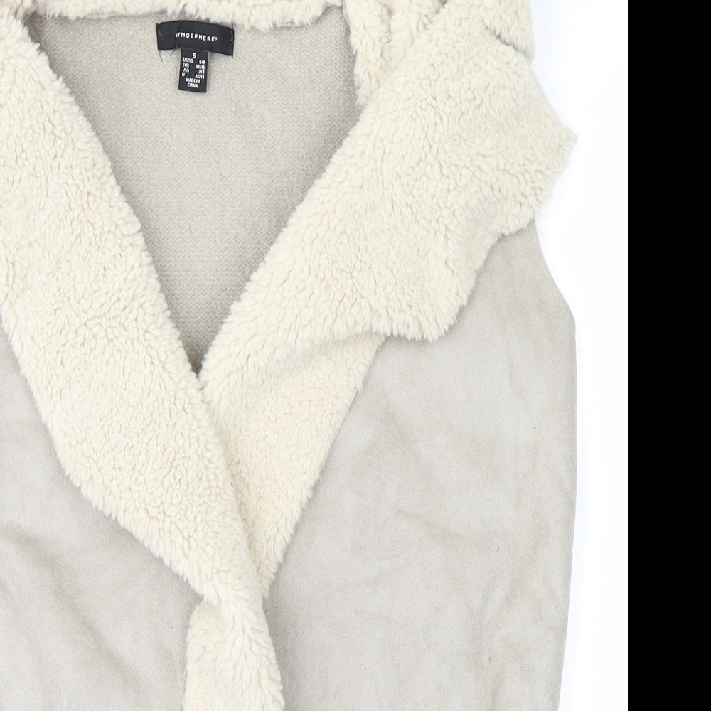 Primark Womens Grey   Jacket Waistcoat Size S