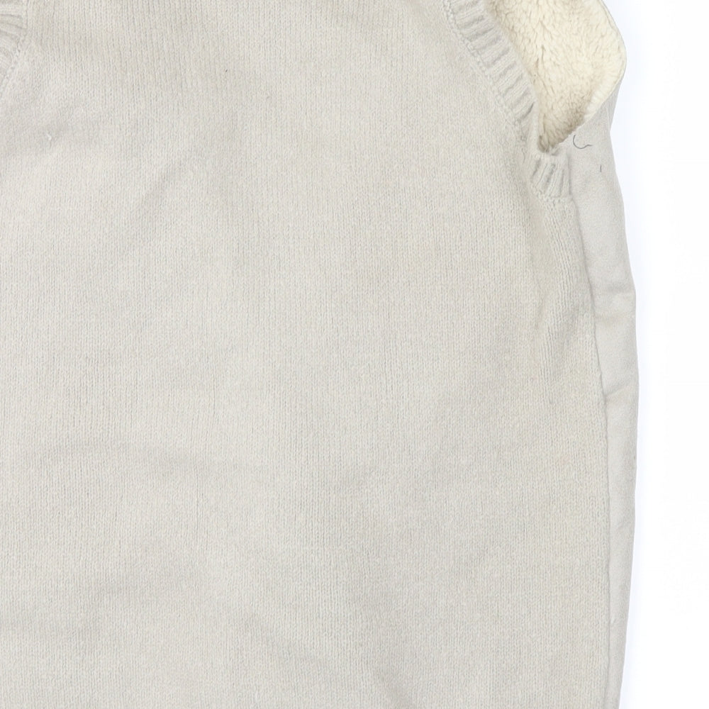 Primark Womens Grey   Jacket Waistcoat Size S