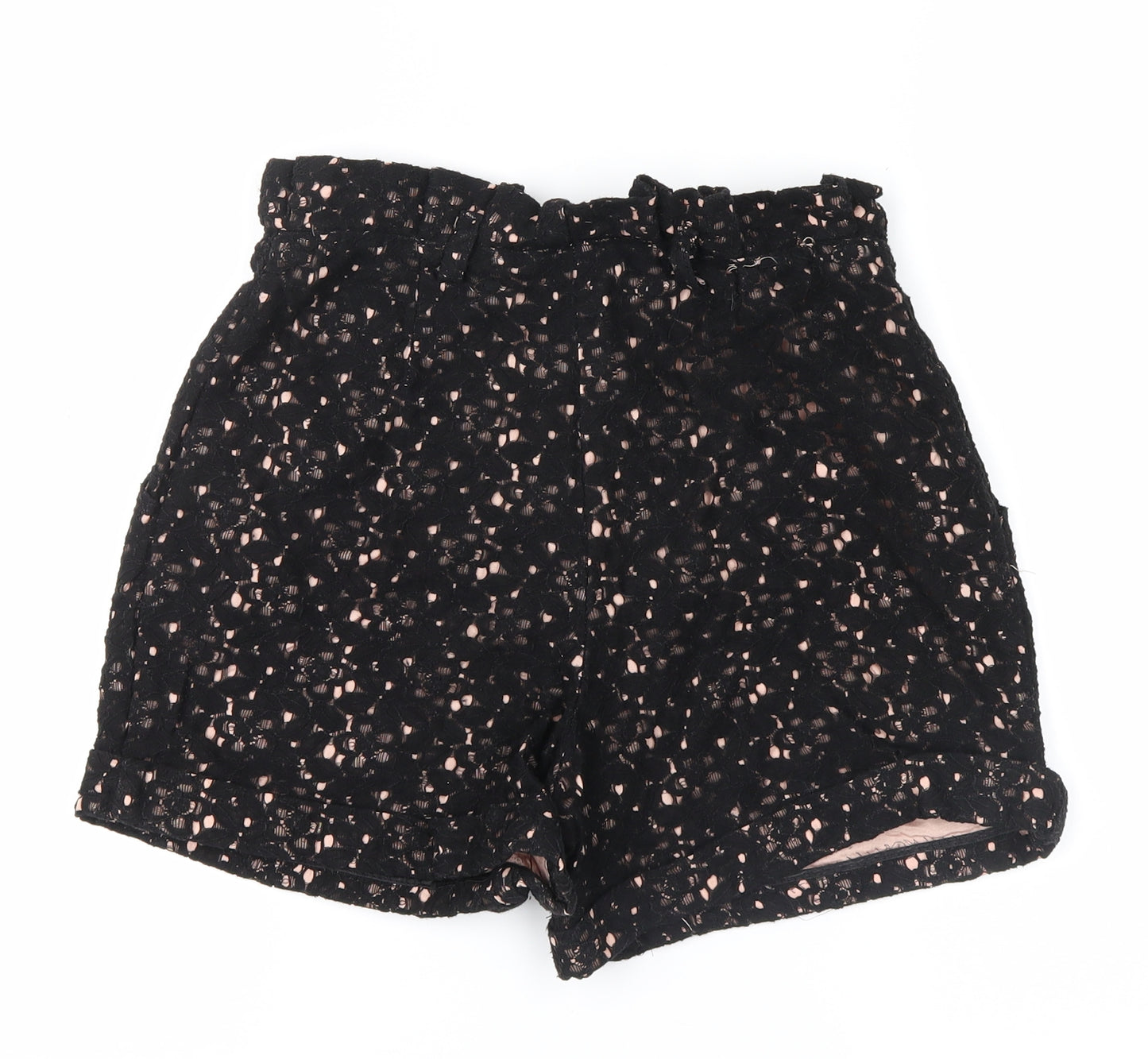 limited editions Womens Black   Hot Pants Shorts Size 8