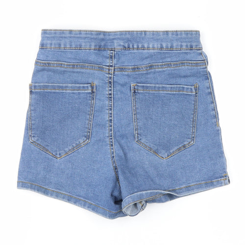 denim co Womens Blue  Denim Hot Pants Shorts Size 8