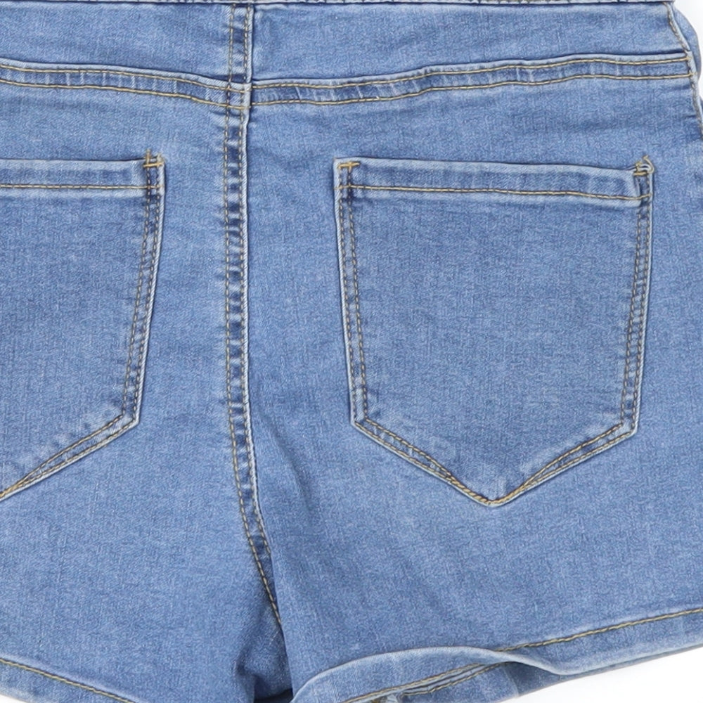 denim co Womens Blue  Denim Hot Pants Shorts Size 8