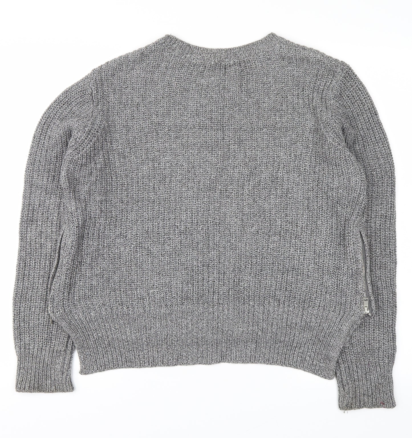 H&M Womens Grey   Pullover Jumper Size M
