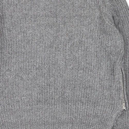 H&M Womens Grey   Pullover Jumper Size M