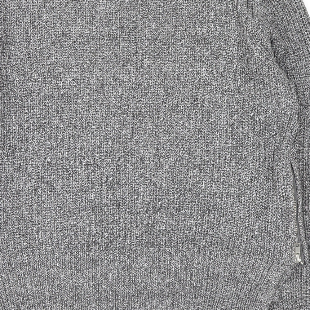 H&M Womens Grey   Pullover Jumper Size M