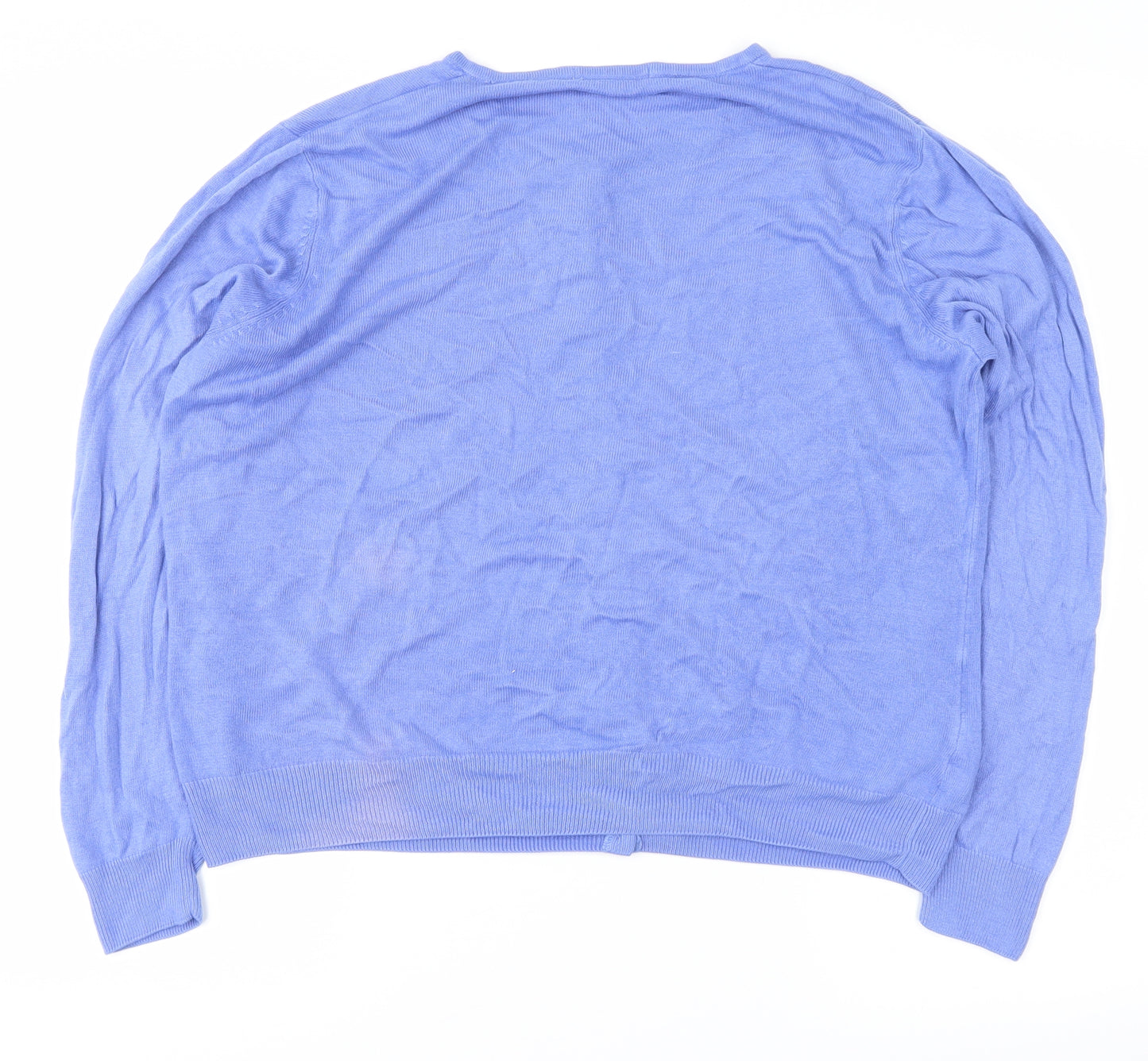 Marks and Spencer Womens Blue   Cardigan Jumper Size 20