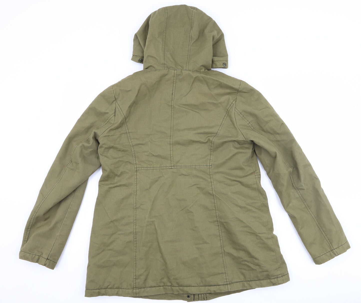 Le p'tite etile Womens Green   Overcoat Coat Size M