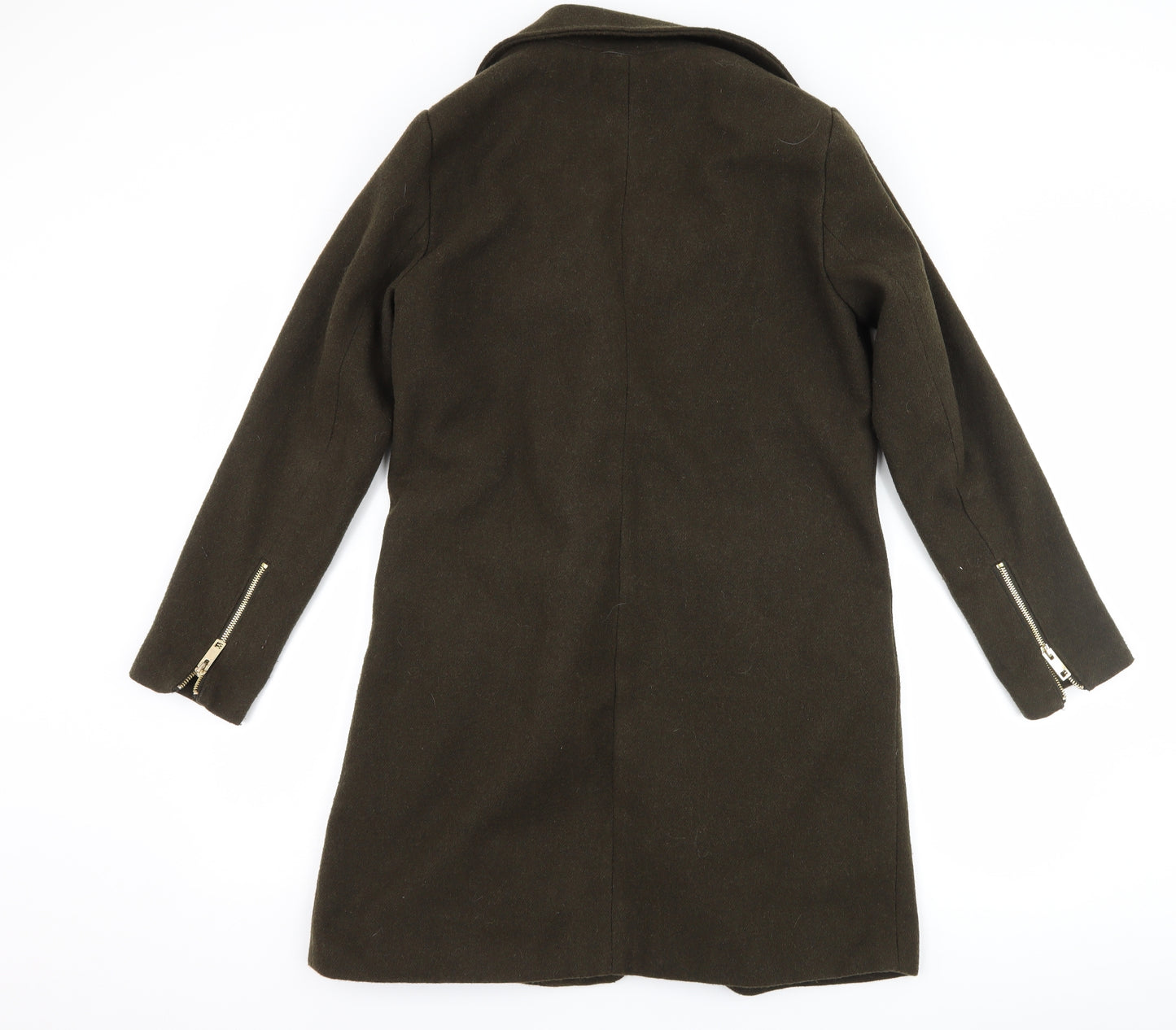 New Look Womens Brown   Overcoat Coat Size 10