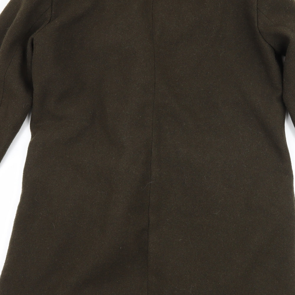 New Look Womens Brown   Overcoat Coat Size 10