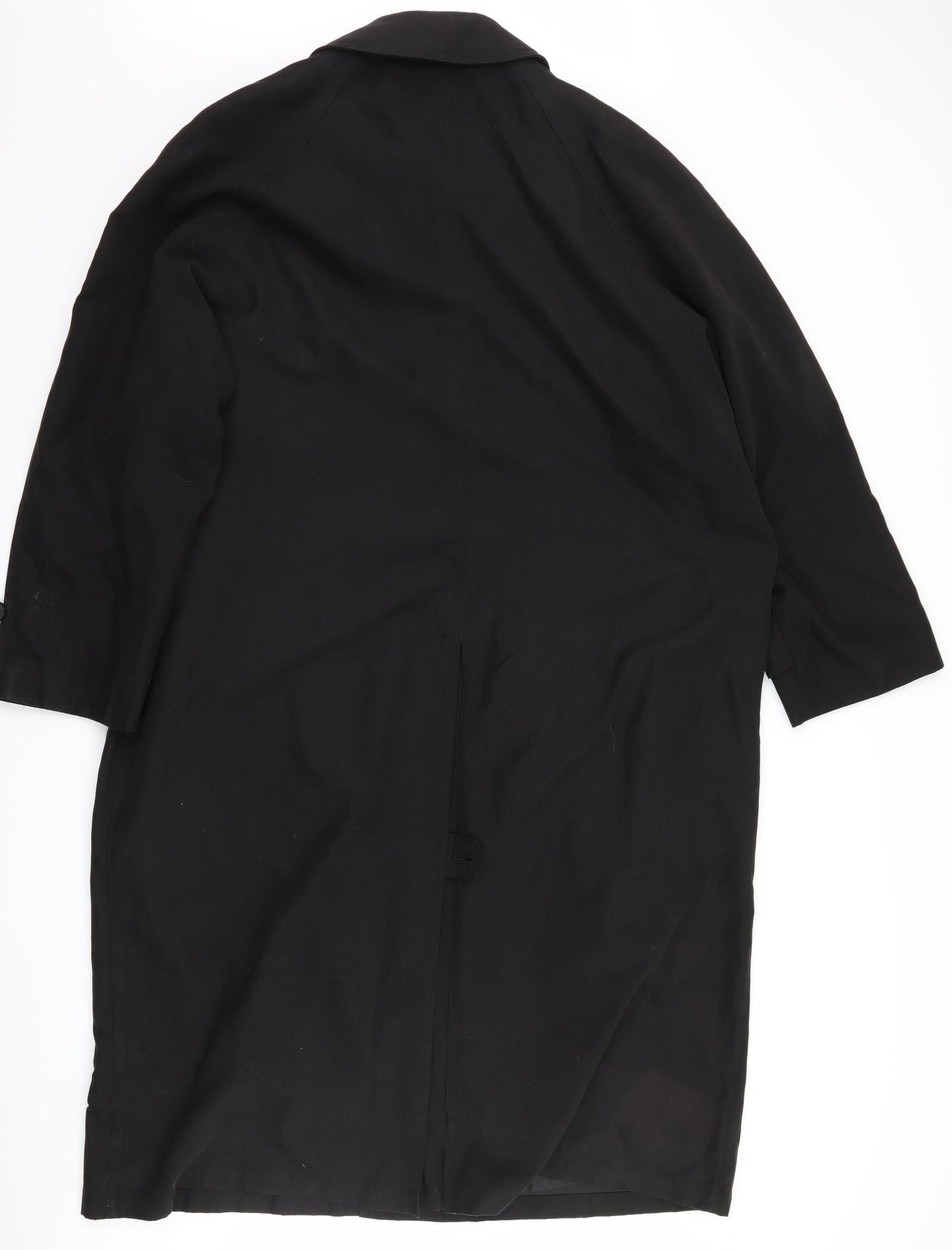 Bloomingdale's Mens Black   Overcoat Coat Size L