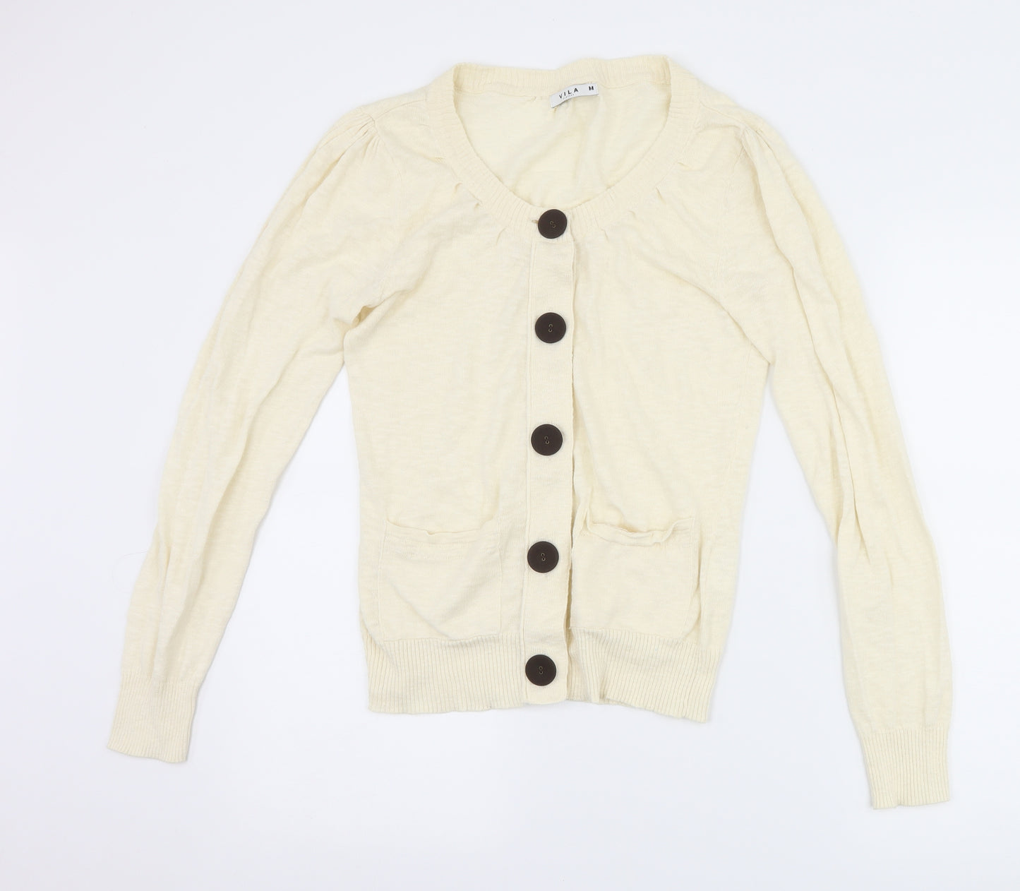 villa Womens Ivory   Cardigan Jumper Size M