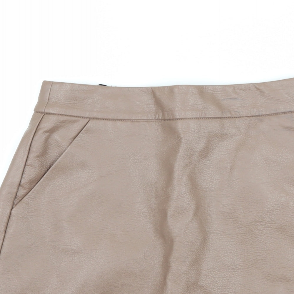 Warehouse Womens Brown   A-Line Skirt Size 8
