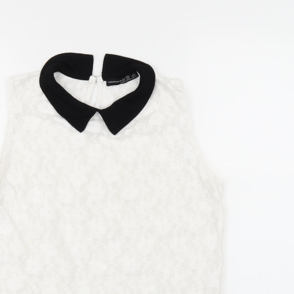 Atmosphere Womens White   Basic Blouse Size 14