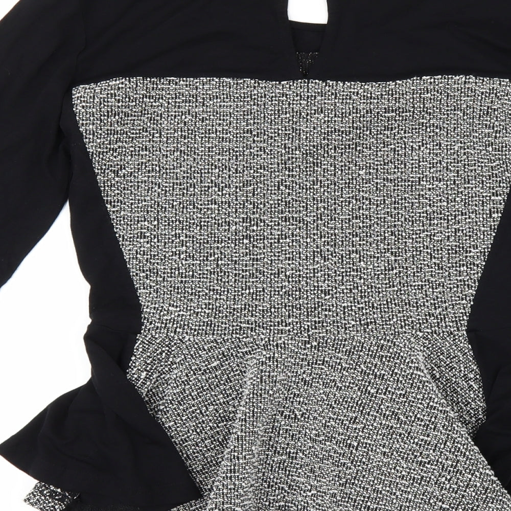 River Island Womens Black   Basic T-Shirt Size 12