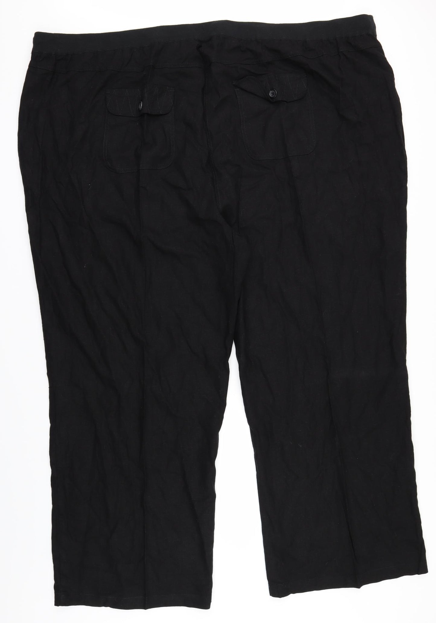 Yours Womens Black   Trousers  Size 34 L30 in
