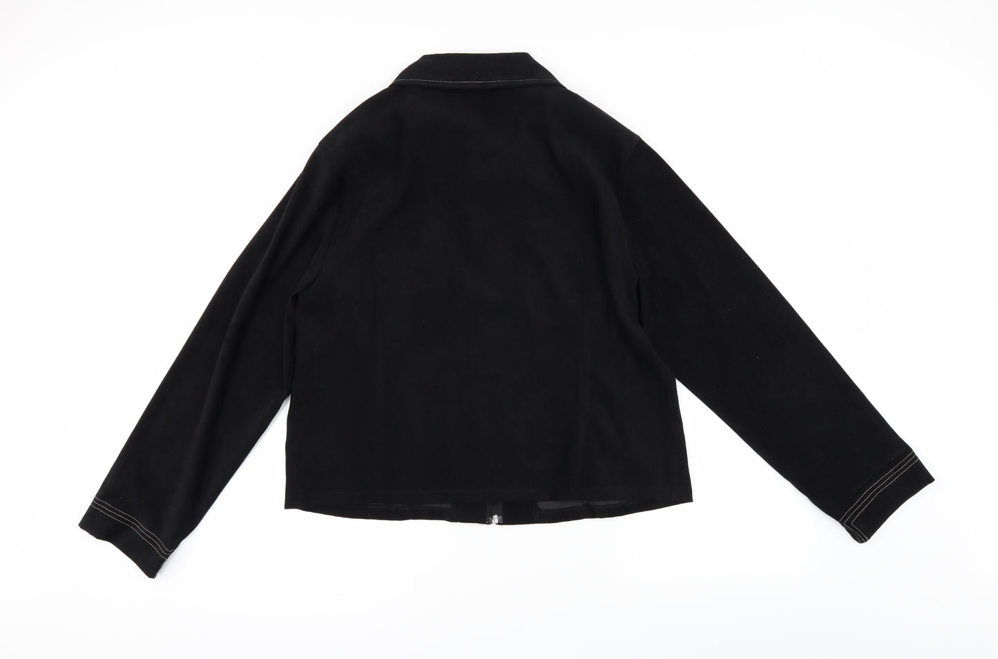 Janique Womens Black   Jacket  Size 18