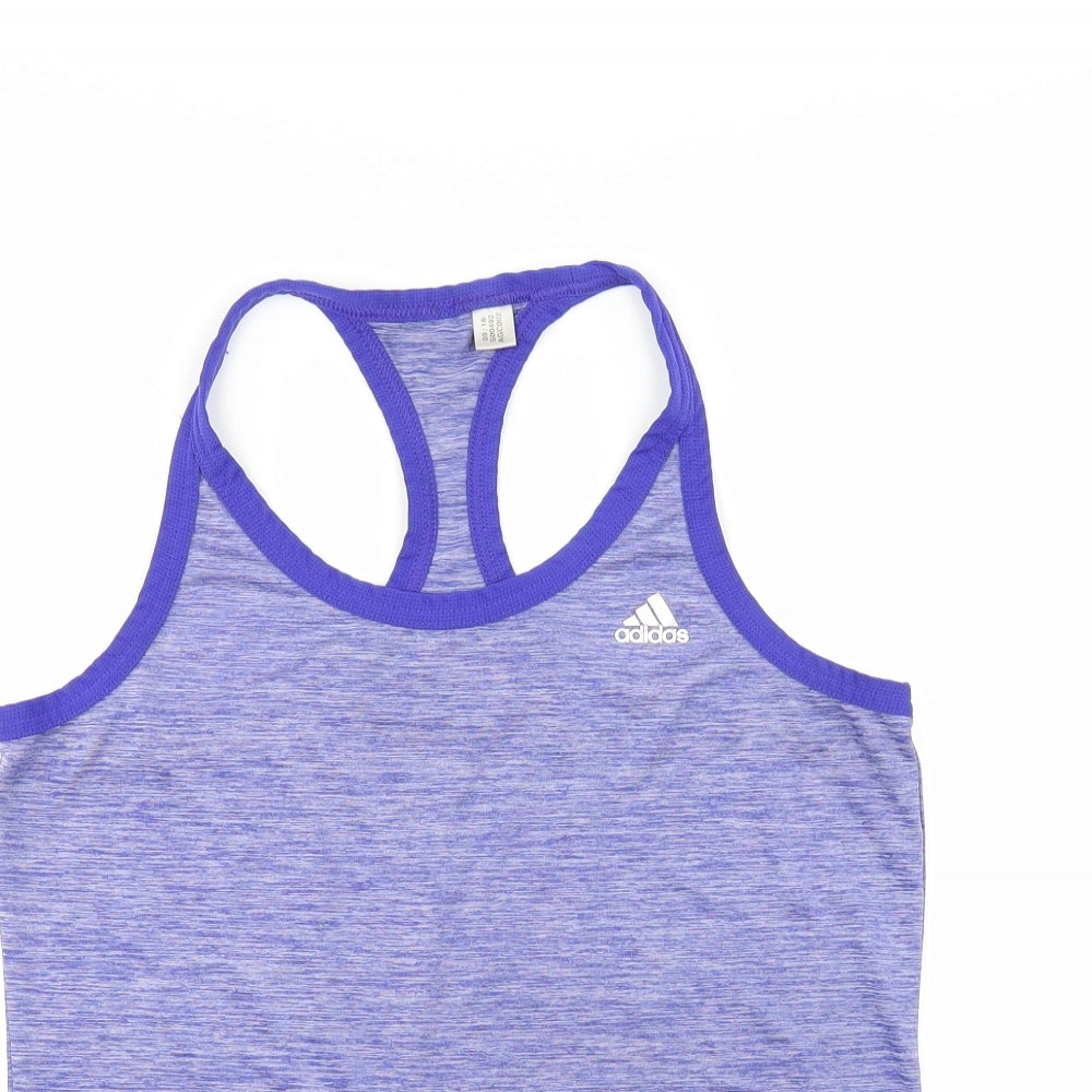 adidas Womens Blue   Basic Tank Size 12