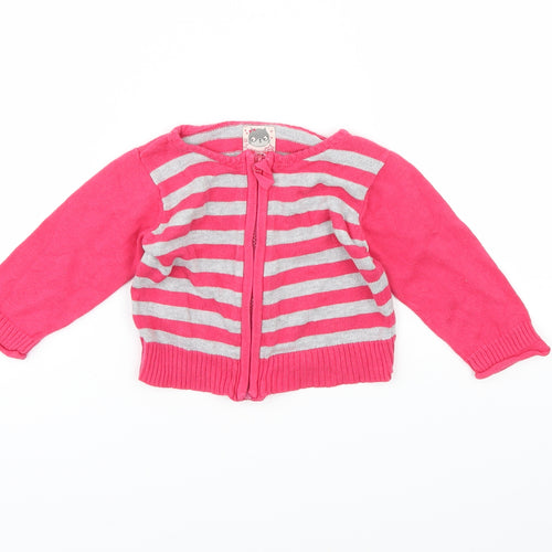 Supergirl Girls Pink Spotted  Jacket  Size 6-9 Months