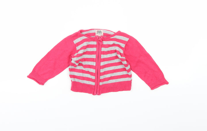 Supergirl Girls Pink Spotted Jacket Size 6-9 Months