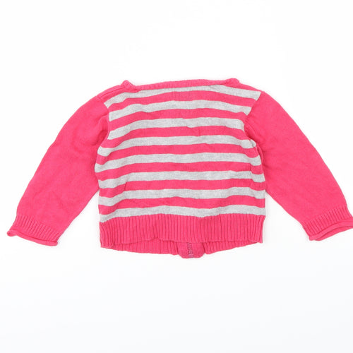 Supergirl Girls Pink Spotted  Jacket  Size 6-9 Months