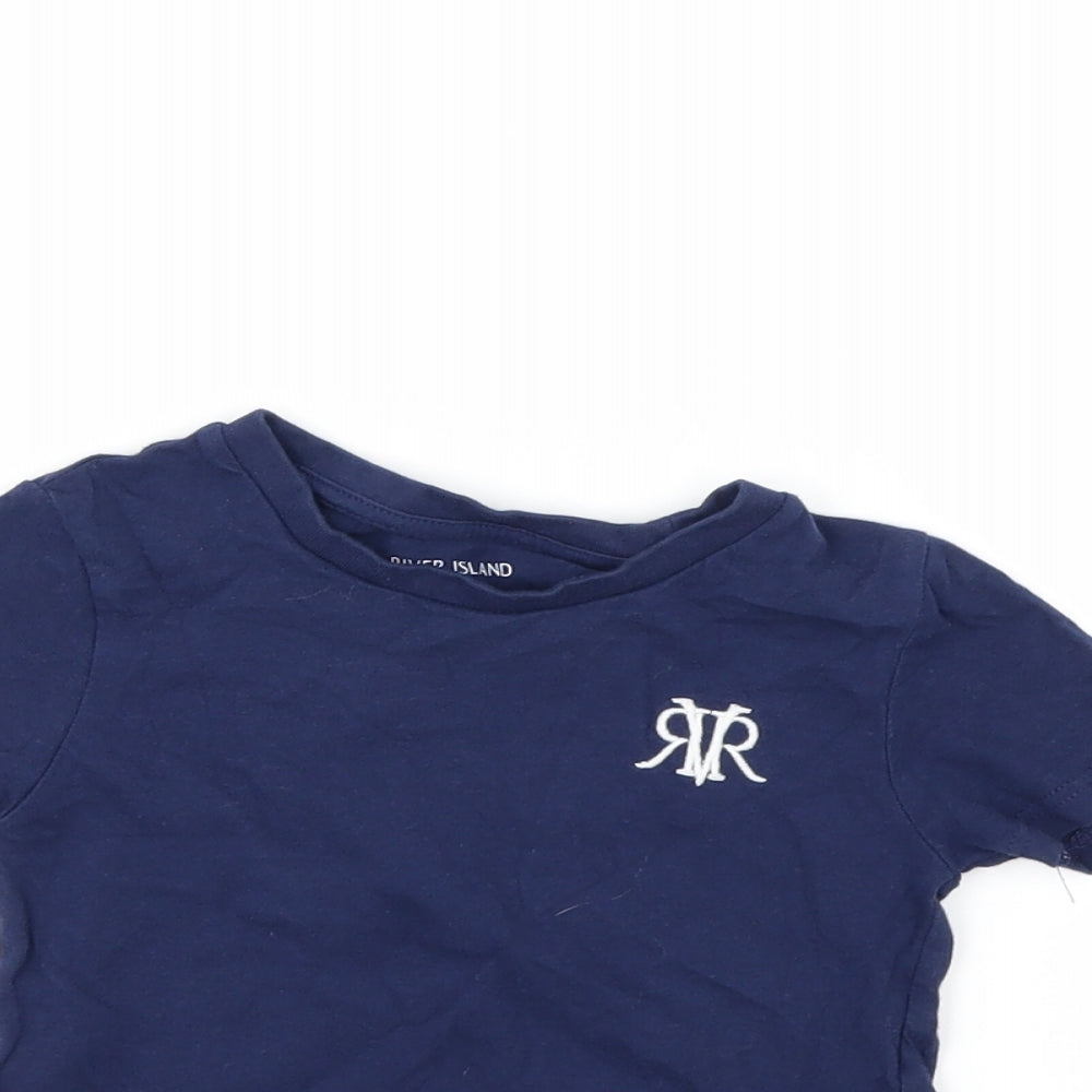 River Island Baby Blue   Basic T-Shirt Size 12-18 Months
