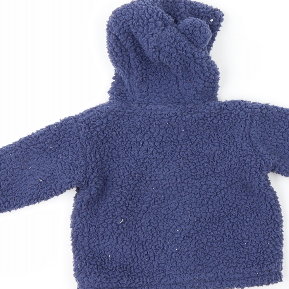 NEXT Girls Blue  Fleece Jacket  Size 0-3 Months  - rabbit