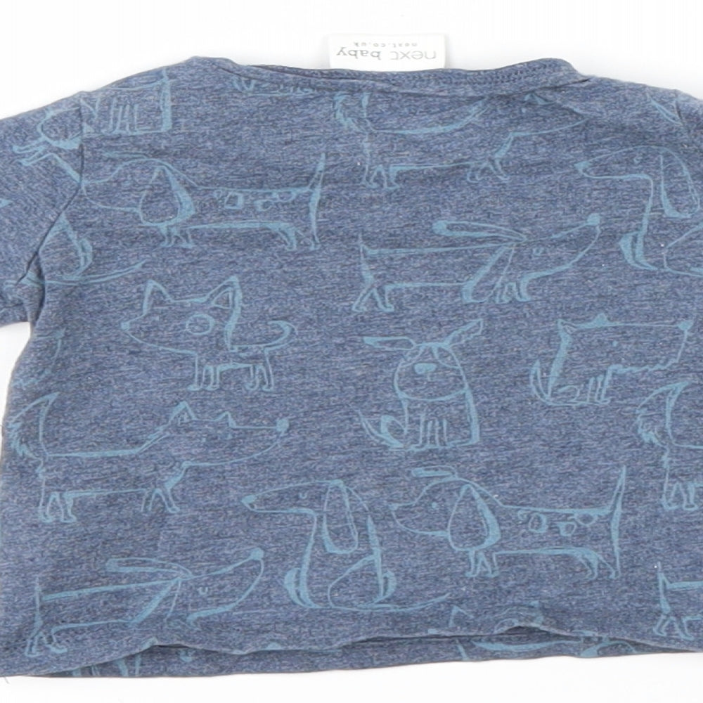 NEXT Boys Blue   Basic T-Shirt Size Newborn  - dog