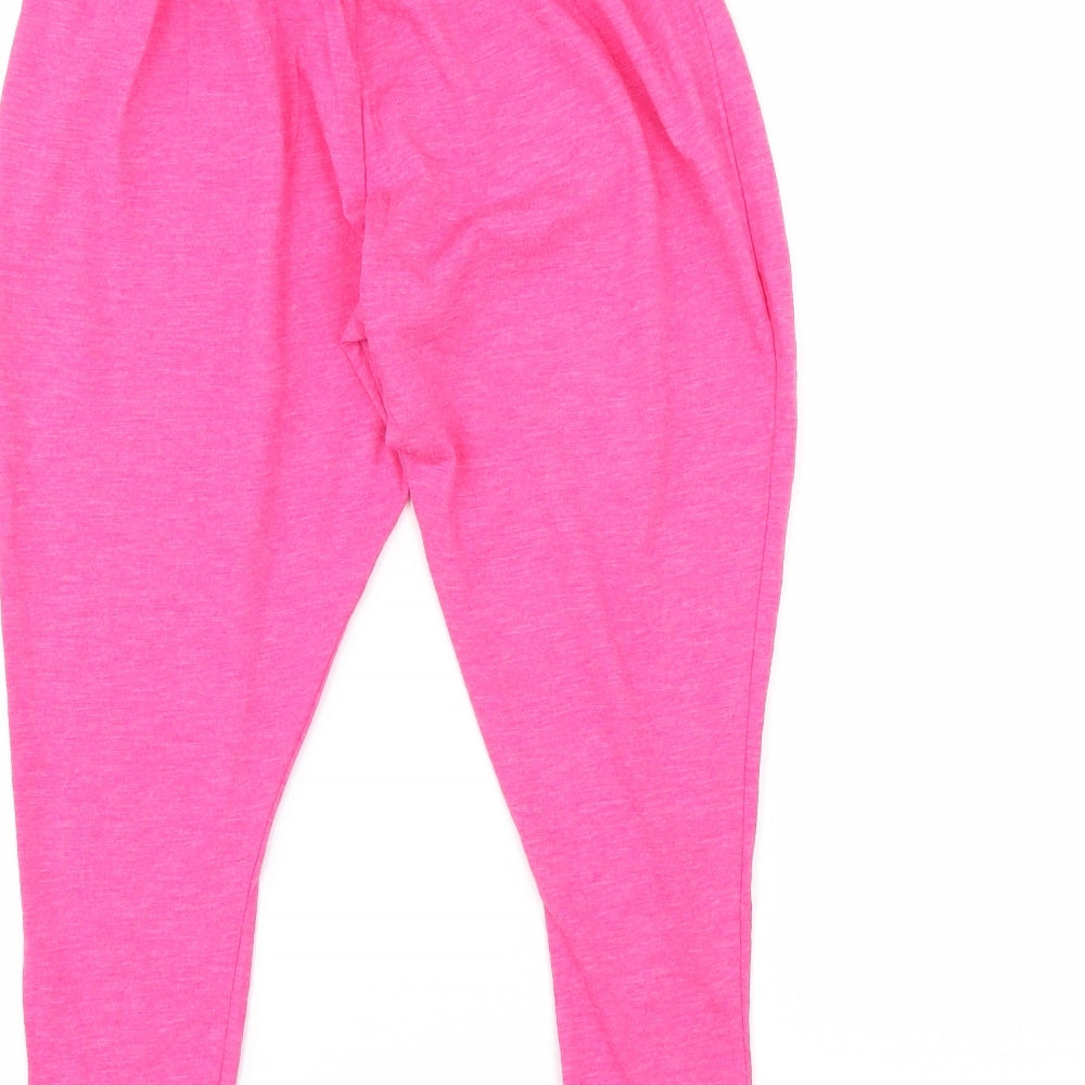 George Girls Pink   Harem Trousers Size 5-6 Years
