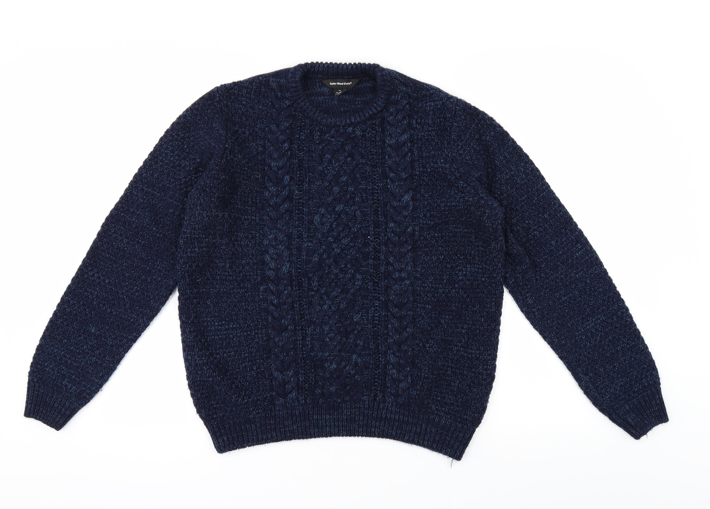 Cedar Wood State Mens Blue   Pullover Jumper Size M