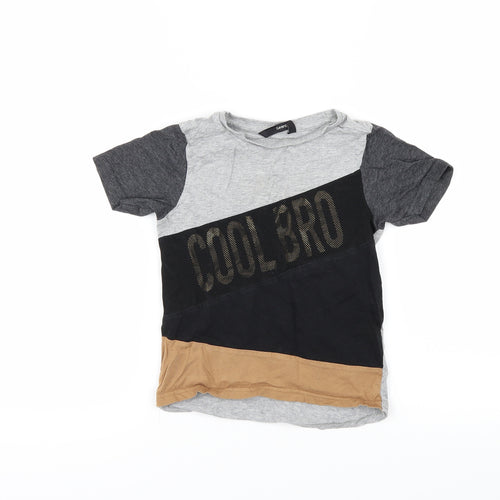 George Boys Black   Basic T-Shirt Size 3-4 Years  - cool bro