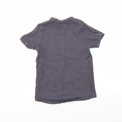 Nutmeg Girls Grey   Basic T-Shirt Size 4-5 Years  - my mama is my bestie