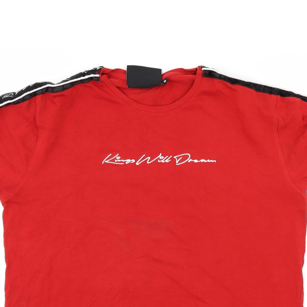 Kings Will Dream Mens Red    T-Shirt Size M