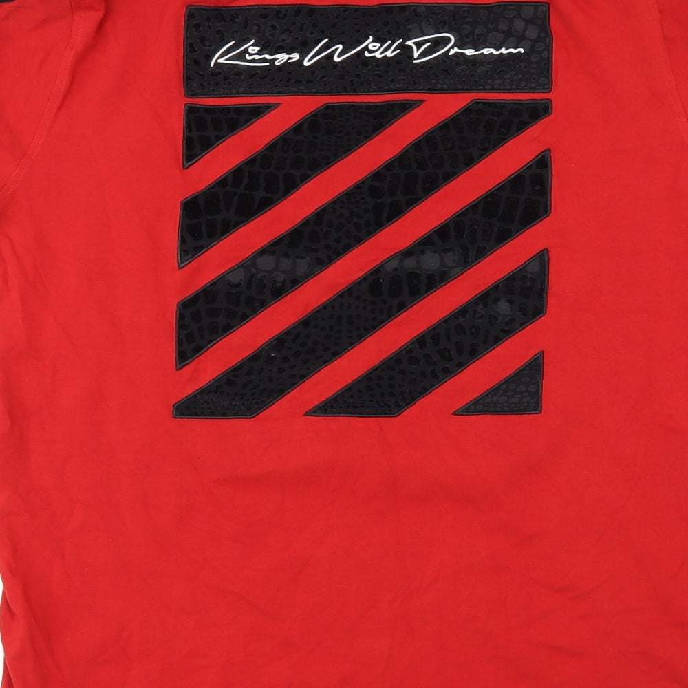 Kings Will Dream Mens Red    T-Shirt Size M