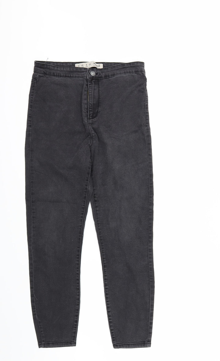 denim co Womens Grey Denim Skinny Jeans Size 12 L26 in