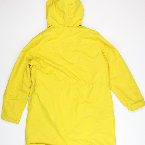 George Womens Yellow   Rain Coat Coat Size 18