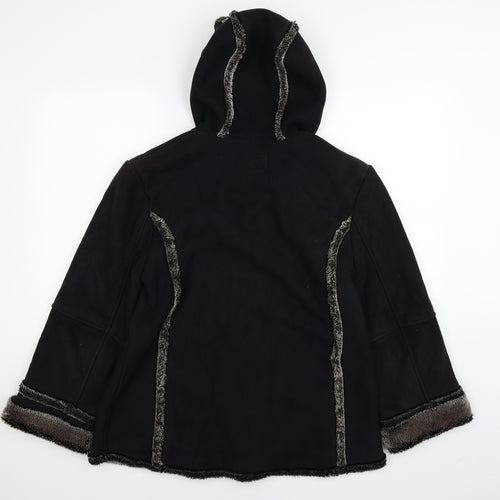 NEXT Womens Black  Velour Jacket  Size 14