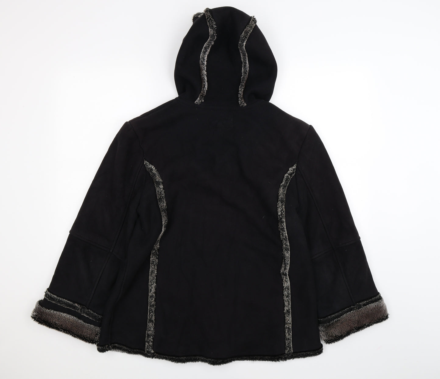 NEXT Womens Black  Velour Jacket  Size 14