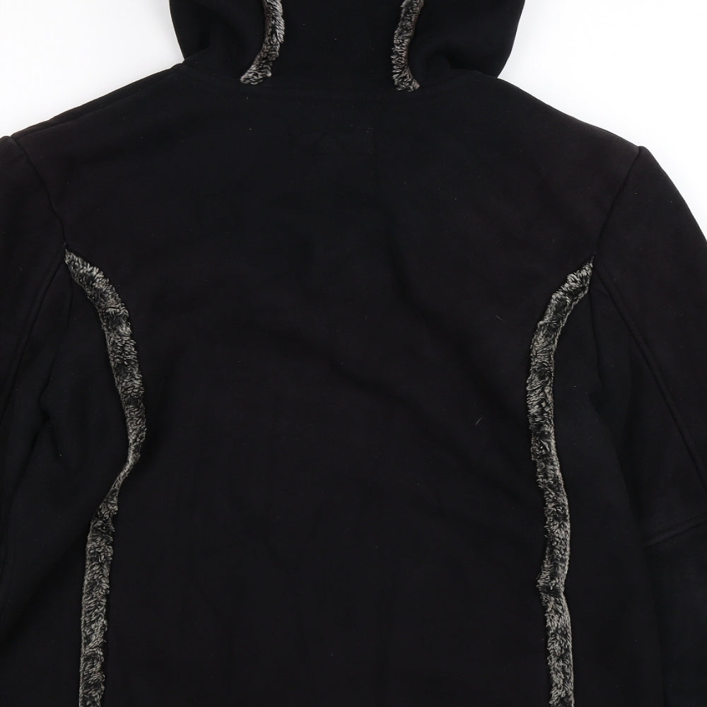 NEXT Womens Black  Velour Jacket  Size 14