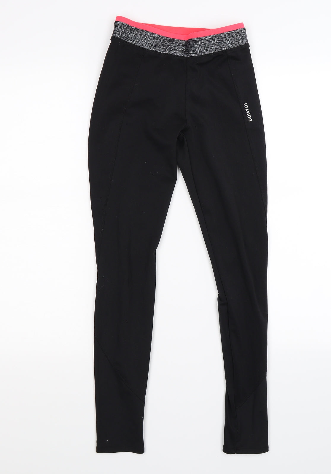 DECATHLON Womens Black   Compression  Size XS L30 in
