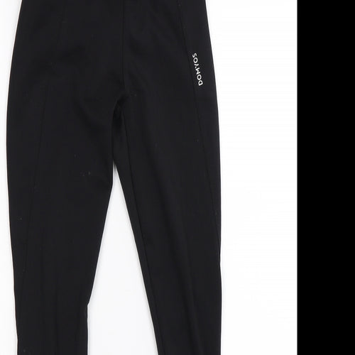 DECATHLON Womens Black   Compression  Size XS L30 in