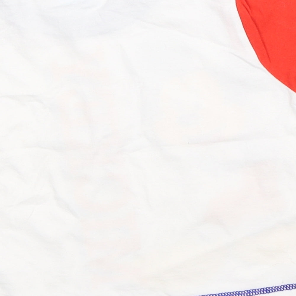 Disney Baby White   Basic T-Shirt Size 12-18 Months  - Mickey Mouse