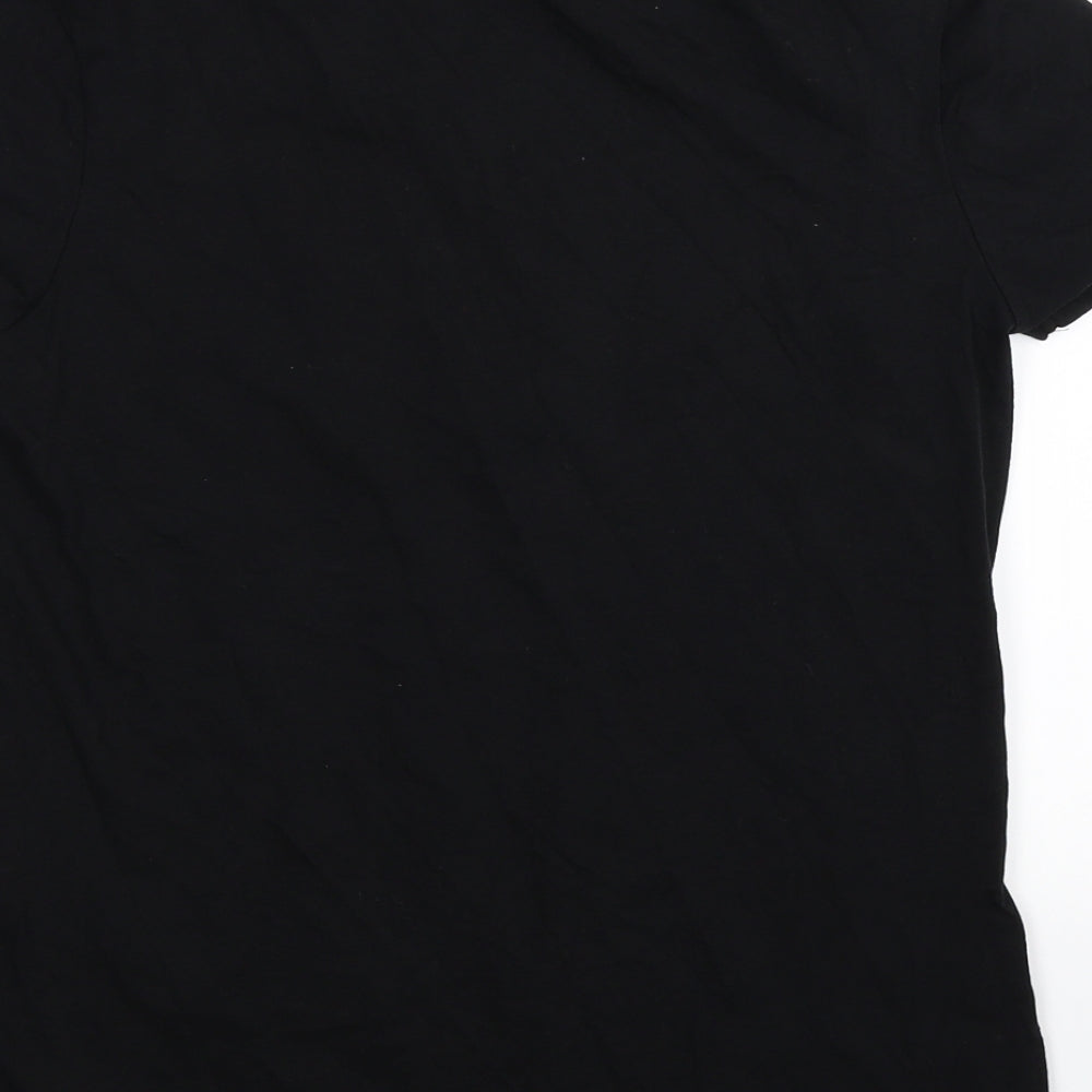 Primark Womens Black   Basic T-Shirt Size 14  - bridge squad