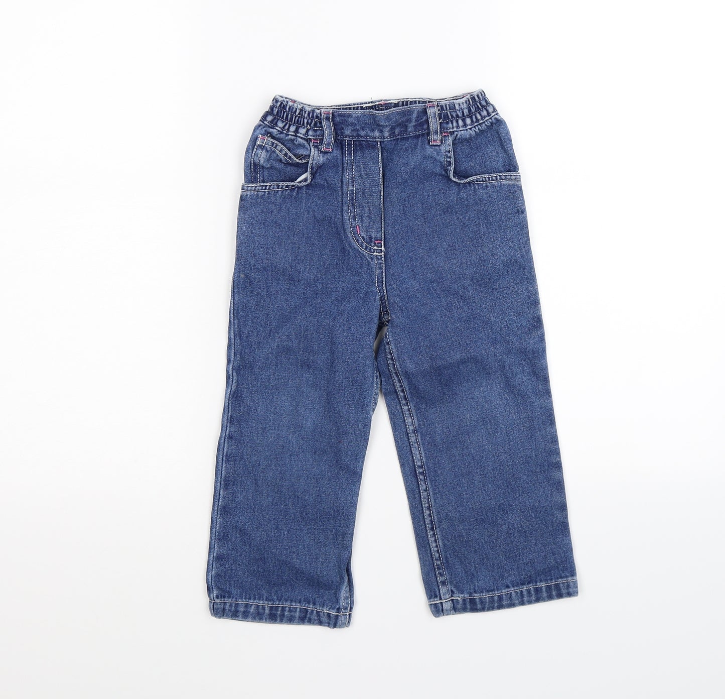 George Girls Blue  Denim Straight Jeans Size 2-3 Years