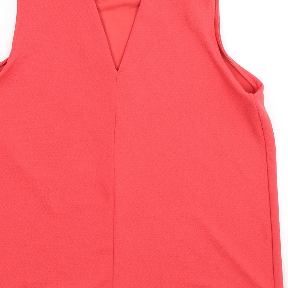 NEXT Womens Orange   Tunic Tank Size 14  - DIAMANTE