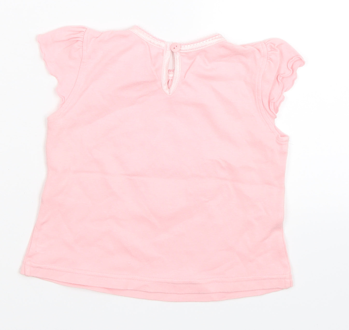 Disney Girls Pink   Basic T-Shirt Size 18-24 Months  - winnie the pooh