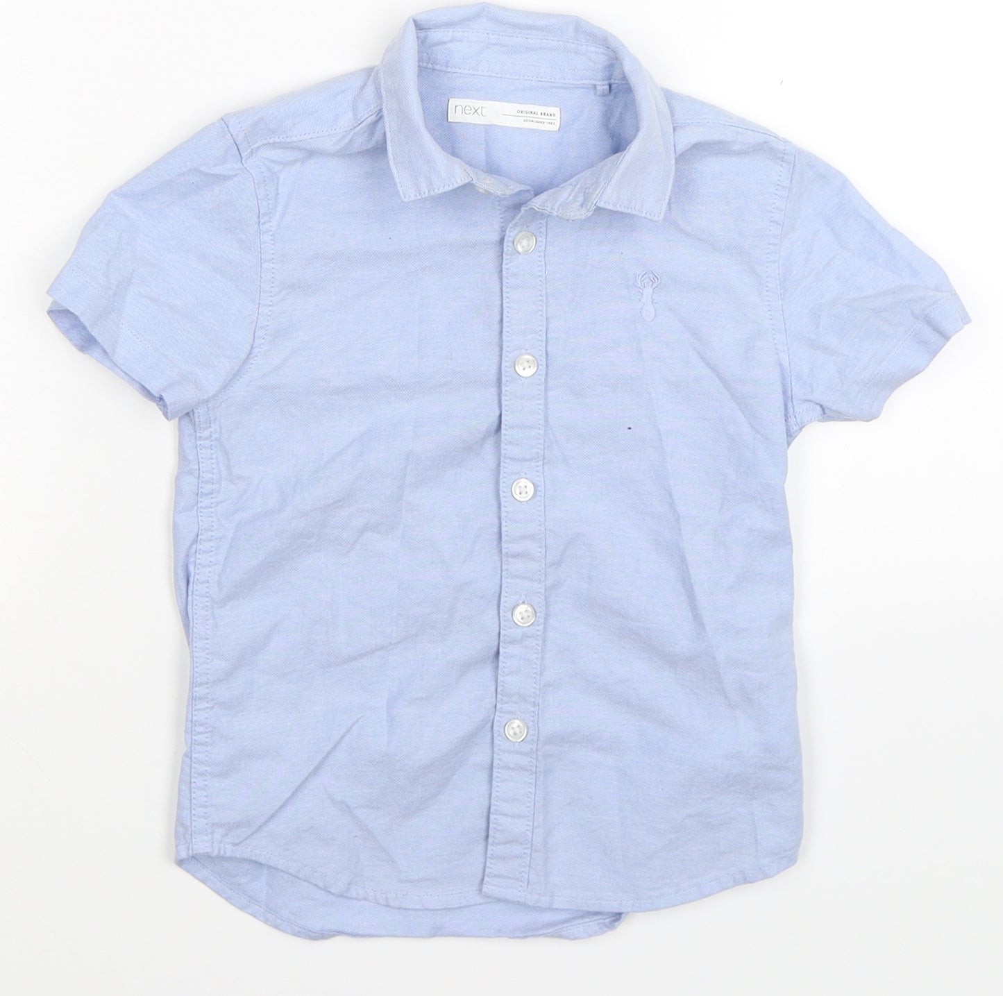 NEXT Boys Blue  Denim Basic Button-Up Size 2-3 Years