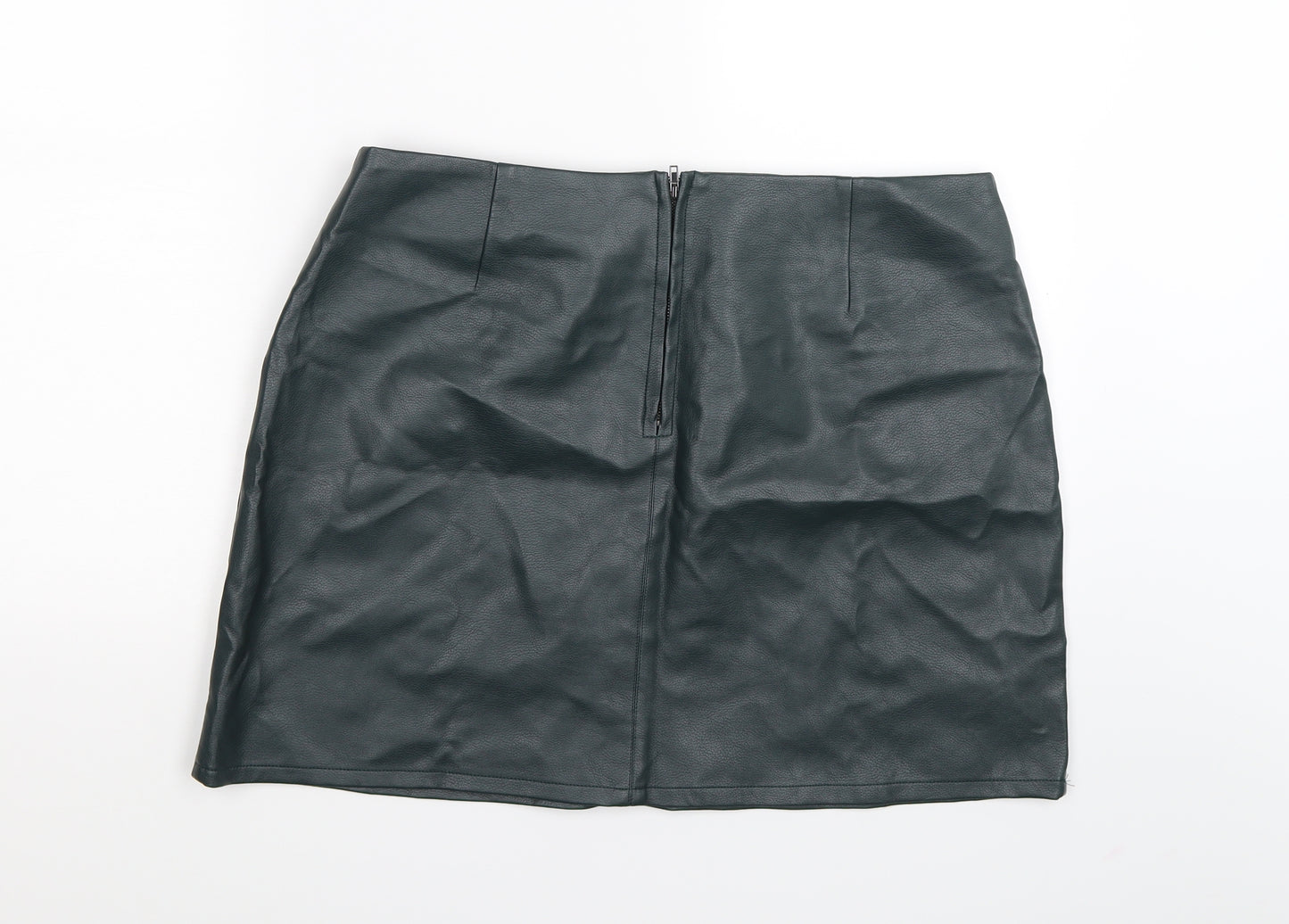 Atmosphere Womens Green   Mini Skirt Size 18  - faux leather