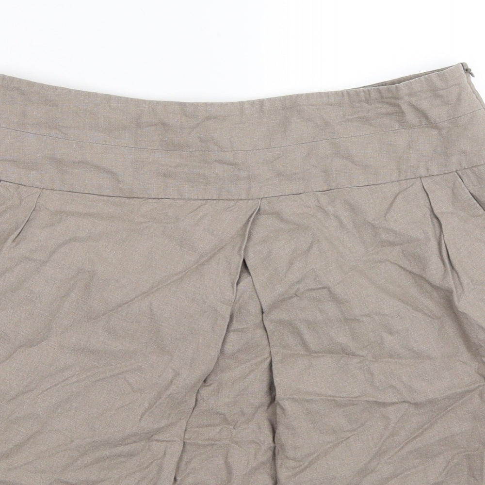 Et Vous Womens Beige   Tulip Skirt Size 10