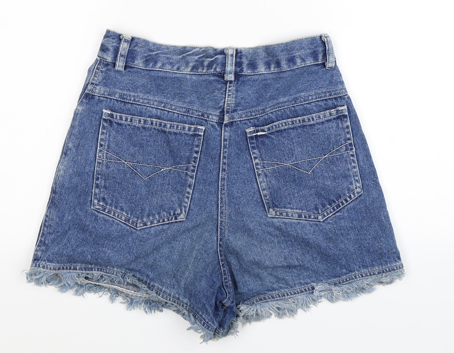 NEW ARRIVAL Womens Blue  Denim Hot Pants Shorts Size 12