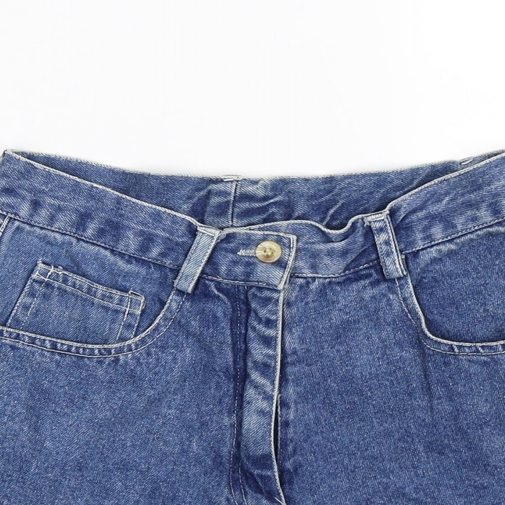 NEW ARRIVAL Womens Blue  Denim Hot Pants Shorts Size 12